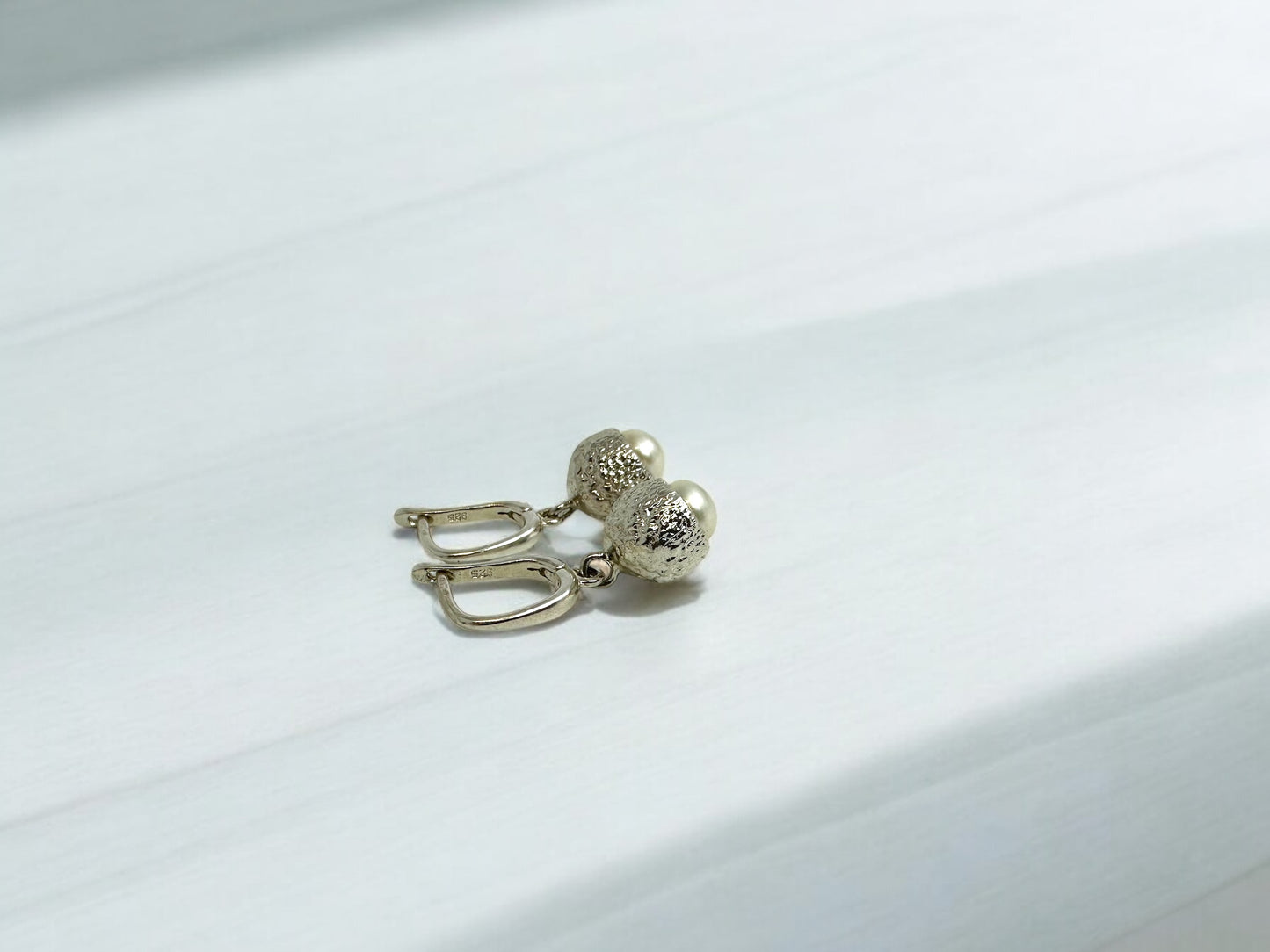 Earrings “Pearl acorns”