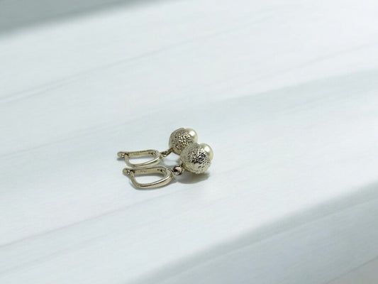 Earrings “Pearl acorns”