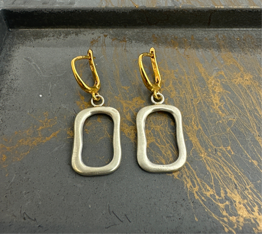 Earrings “Soft edges”