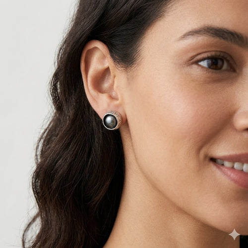 Auskarai ''Mėnulio perlas''